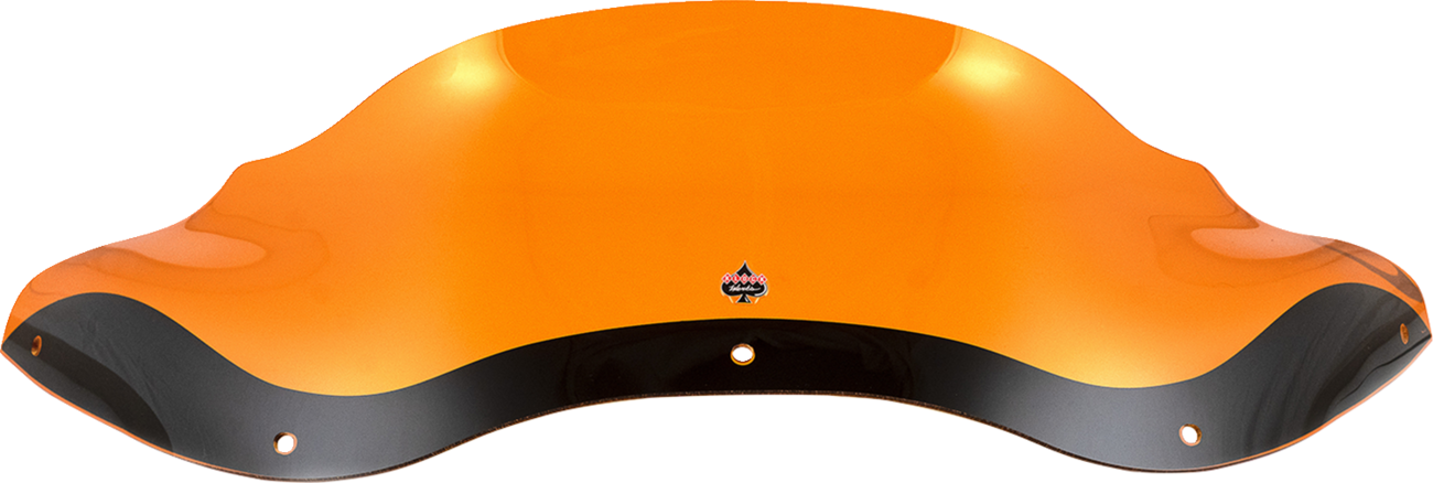 KLOCK WERKS Kolor Flare® Windshield - 8" - Orange - '98-'13 FLTR KWW-01-0689