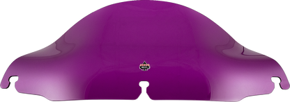KLOCK WERKS Kolor Flare® Windshield - 6-1/2" - Purple - '96-'13 FLHT/FLHX KWW-01-0700