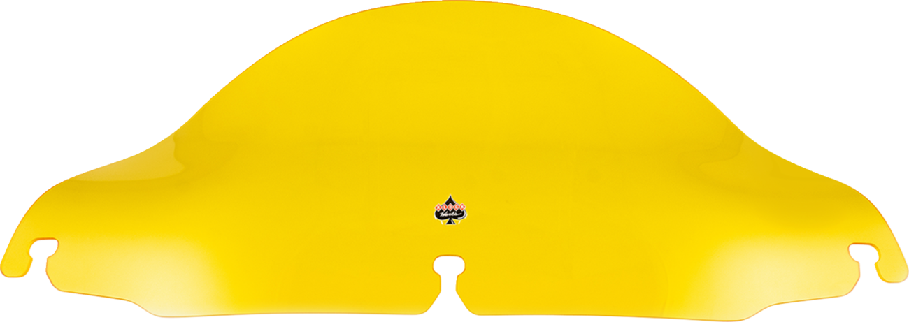 KLOCK WERKS Kolor Flare® Windshield - 6-1/2" - Yellow - '96-'13 FLHT/FLHX KWW-01-0696