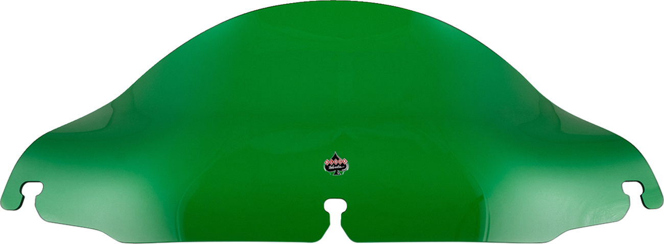 KLOCK WERKS Kolor Flare® Windshield - 6-1/2" - Green - '96-'13 FLHT/FLHX KWW-01-0698