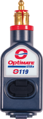 TECMATE Dual USB Charger - 180° BIKE Plug - USB-A/USB-C O-119
