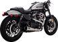 VANCE & HINES 2-into-1 Upsweep Exhaust System - Stainless Steel 27637