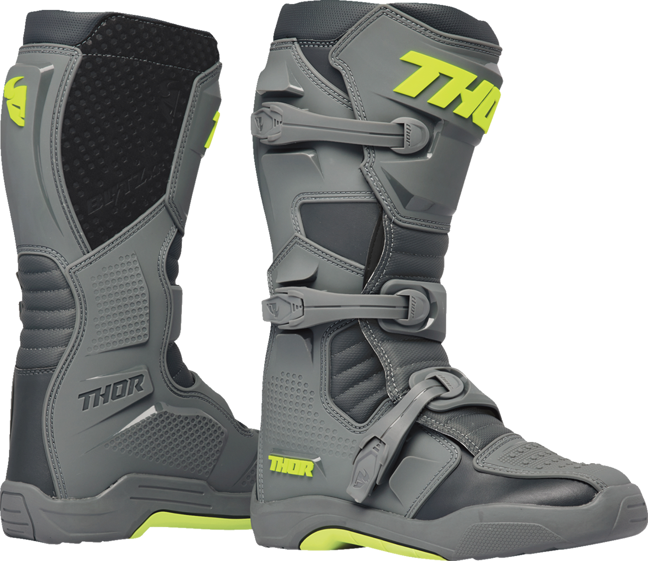 THOR Blitz XR Boots - Gray/Charcoal - US 8 3410-3092