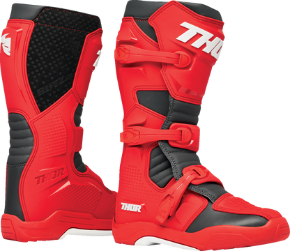 THOR Blitz XR Boots - Red/Charcoal - US 7 3410-3109
