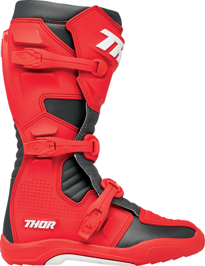 THOR Blitz XR Boots - Red/Charcoal - US 8 3410-3110