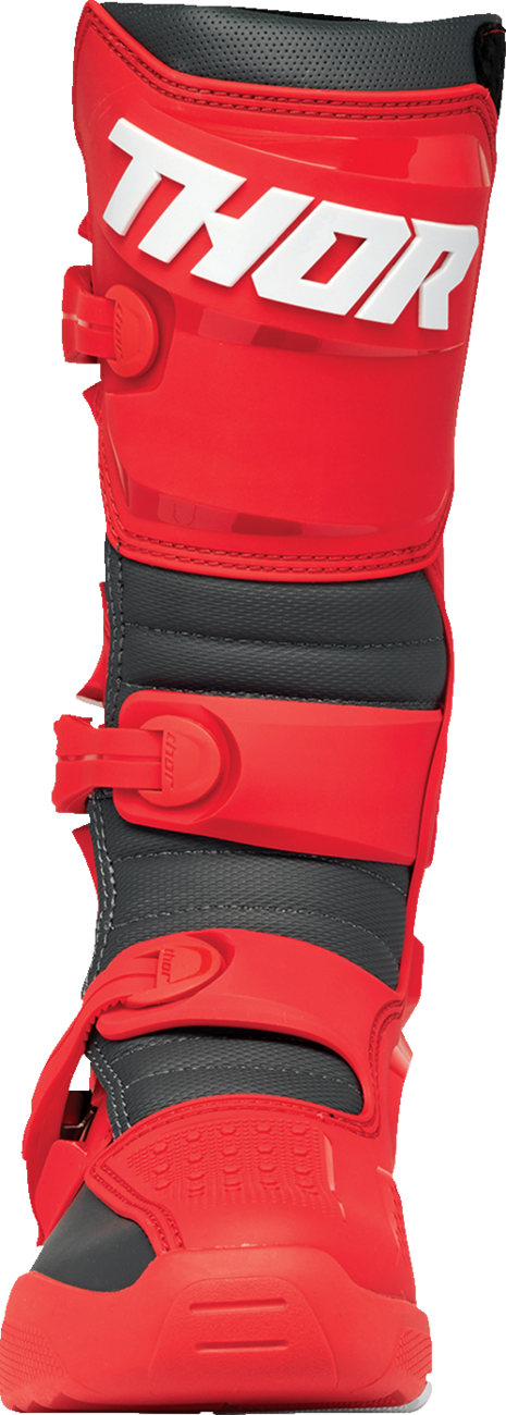 THOR Blitz XR Boots - Red/Charcoal - US 13 3410-3115