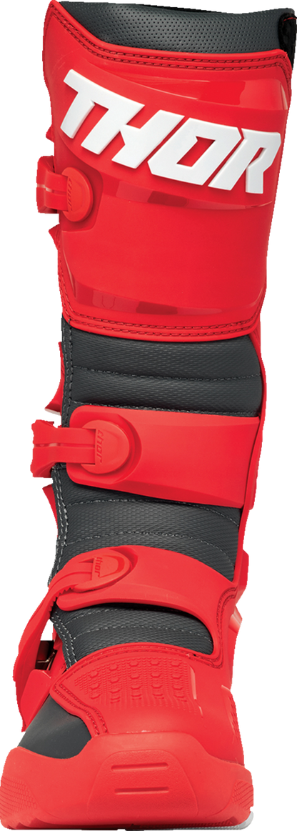 THOR Blitz XR Boots - Red/Charcoal - US 13 3410-3115