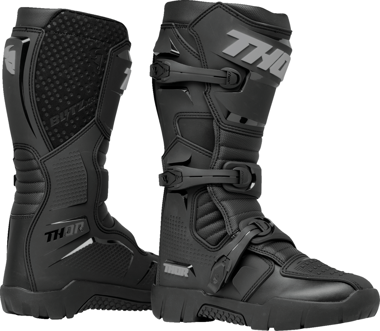 THOR Blitz XR Trail Boots - Black/Gray - US 12 3410-3132