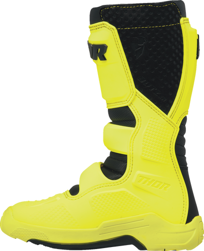 THOR Youth Blitz XR Boots - Acid/Black - US 6 3411-0764