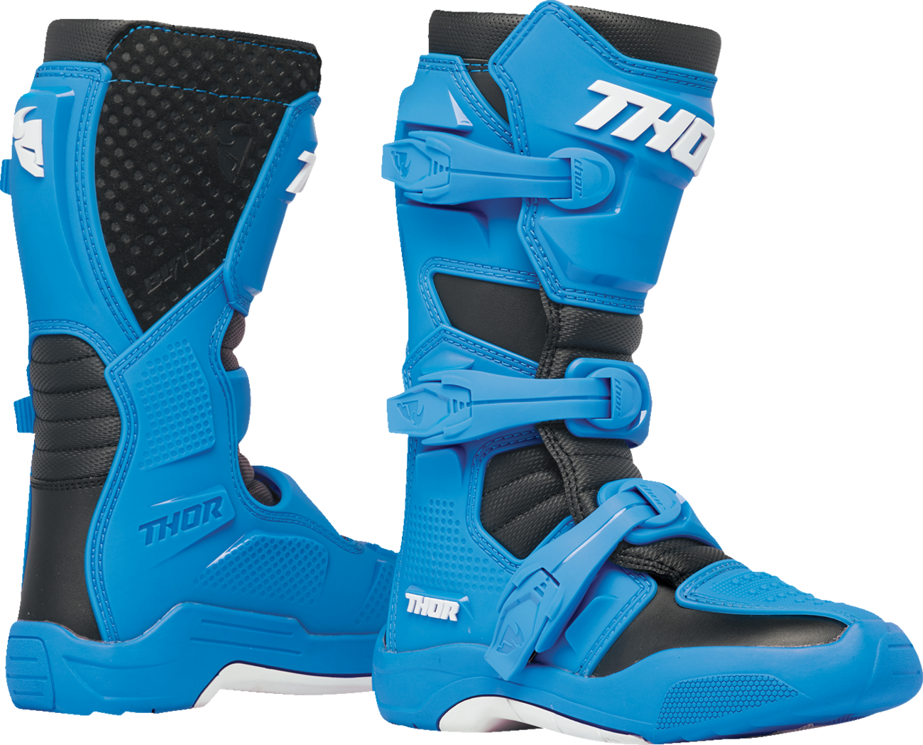 THOR Youth Blitz XR Boots - Black/Blue - US 5 3411-0735