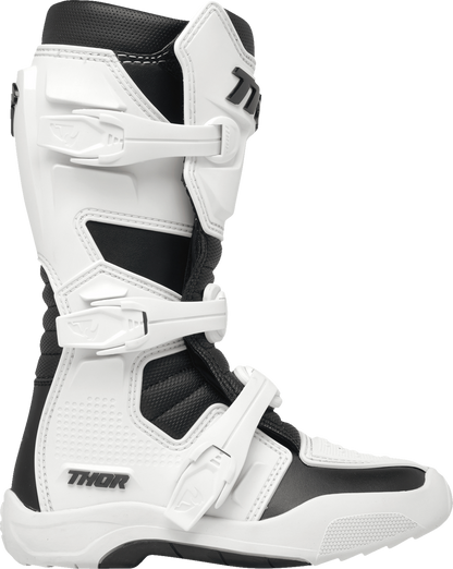 THOR Youth Blitz XR Boots - White/Black - US 4 3411-0748