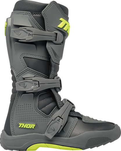THOR Youth Blitz XR Boots - Gray/Charcoal - US 2 3411-0739