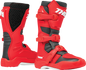 THOR Youth Blitz XR Boots - Red/Charcoal - US 5 3411-0756