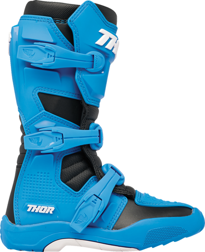 THOR Youth Blitz XR Boots - Black/Blue - US 3 3411-0733