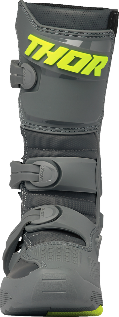 THOR Youth Blitz XR Boots - Gray/Charcoal - US 3 3411-0740