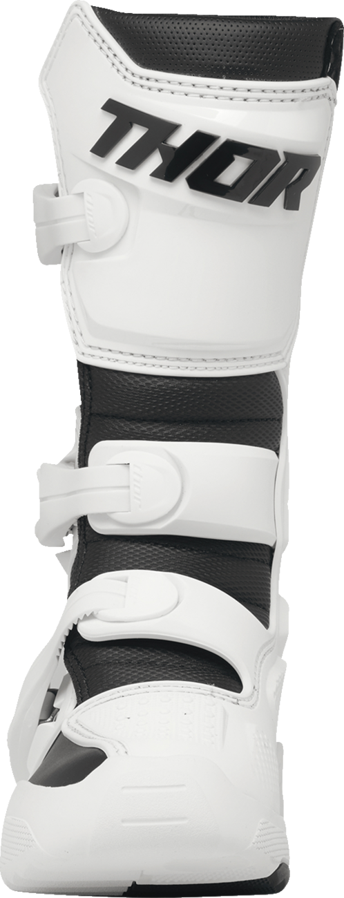 THOR Youth Blitz XR Boots - White/Black - US 4 3411-0748
