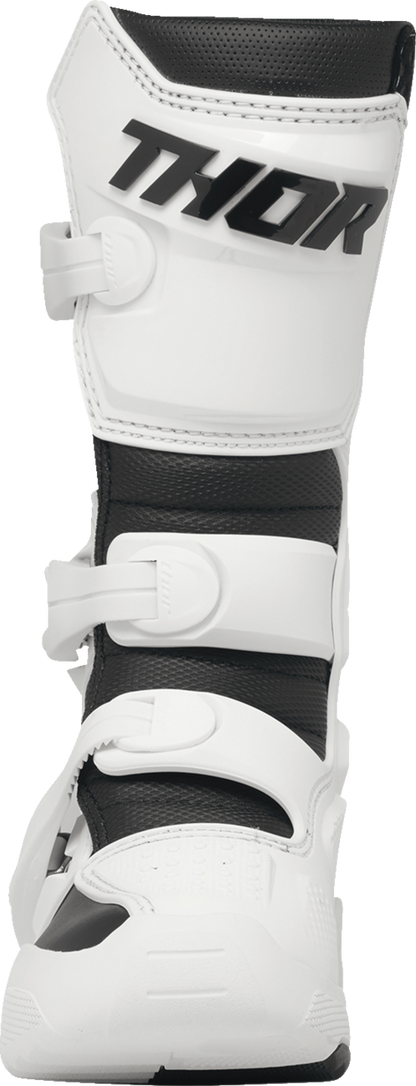 THOR Youth Blitz XR Boots - White/Black - US 4 3411-0748