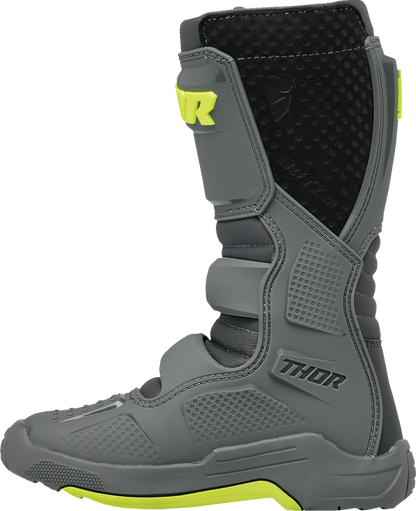 THOR Youth Blitz XR Boots - Gray/Charcoal - US 2 3411-0739