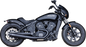 S&S CYCLE 2-into-1 Grand National Exhaust System - Black - Race Only 4111-266-R