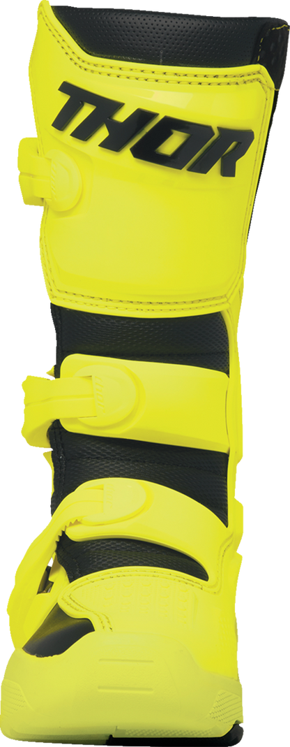 THOR Youth Blitz XR Boots - Acid/Black - US 3 3411-0761