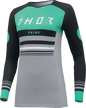 THOR Women's Prime Blaze Jersey - Black/Mint - XS 2911-0278