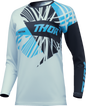 THOR Women's Sector Split Jersey - Starlight Blue/Black - XS 2911-0288