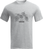 THOR Hallman 2 Smoker T-Shirt - Gray - Medium 3030-23497