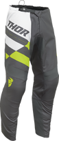 THOR Youth Sector Checker Pants - Gray/Acid - US 26 2903-2437
