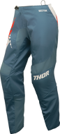 THOR Women's Sector Split Pants - Blue Steel/Vintage White - US 9/10 2902-0345