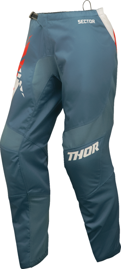 THOR Women's Sector Split Pants - Blue Steel/Vintage White - US 7/8 2902-0344