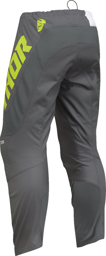 THOR Youth Sector Checker Pants - Gray/Acid - US 26 2903-2437