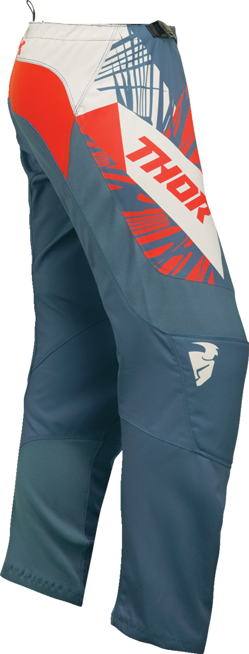 THOR Women's Sector Split Pants - Blue Steel/Vintage White - US 9/10 2902-0345