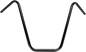 EMGO 7/8" Chopper Handlebar - Ape Hanger - 16" - Black 23-12536B