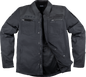 ICON Upstate Canvas National™ Jacket - Black - XL 2820-6563