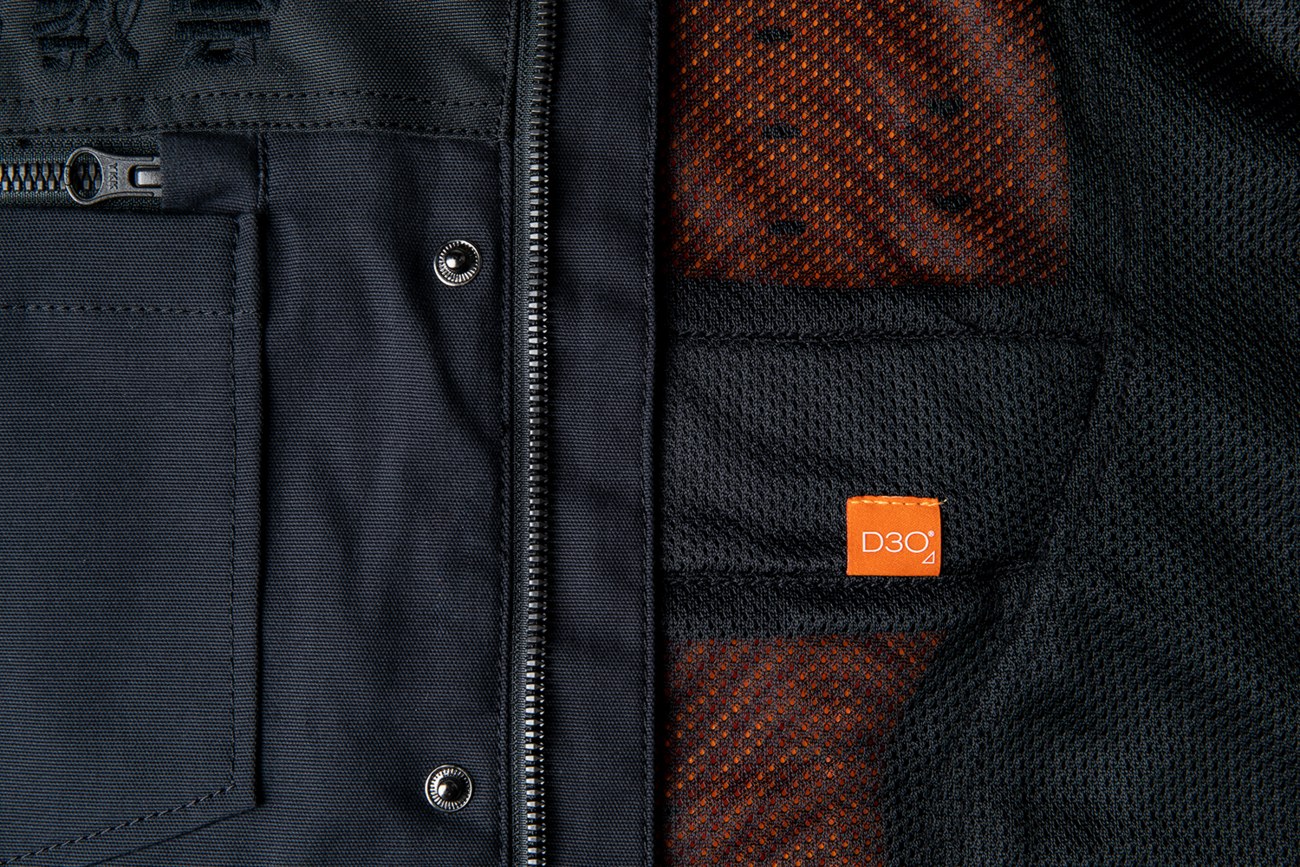 ICON Upstate Canvas National™ Jacket - Black - Large 2820-6562