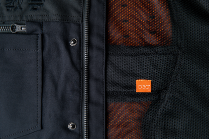 ICON Upstate Canvas National™ Jacket - Black - Large 2820-6562