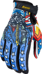 ICON Hooligan™ CE Flyboy Gloves - Blue - Small 3301-4709