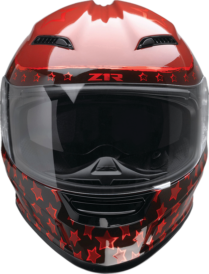 Z1R Jackal Patriot Helmet - Red, 3XL by Z1R (Part Number 0101-15425)