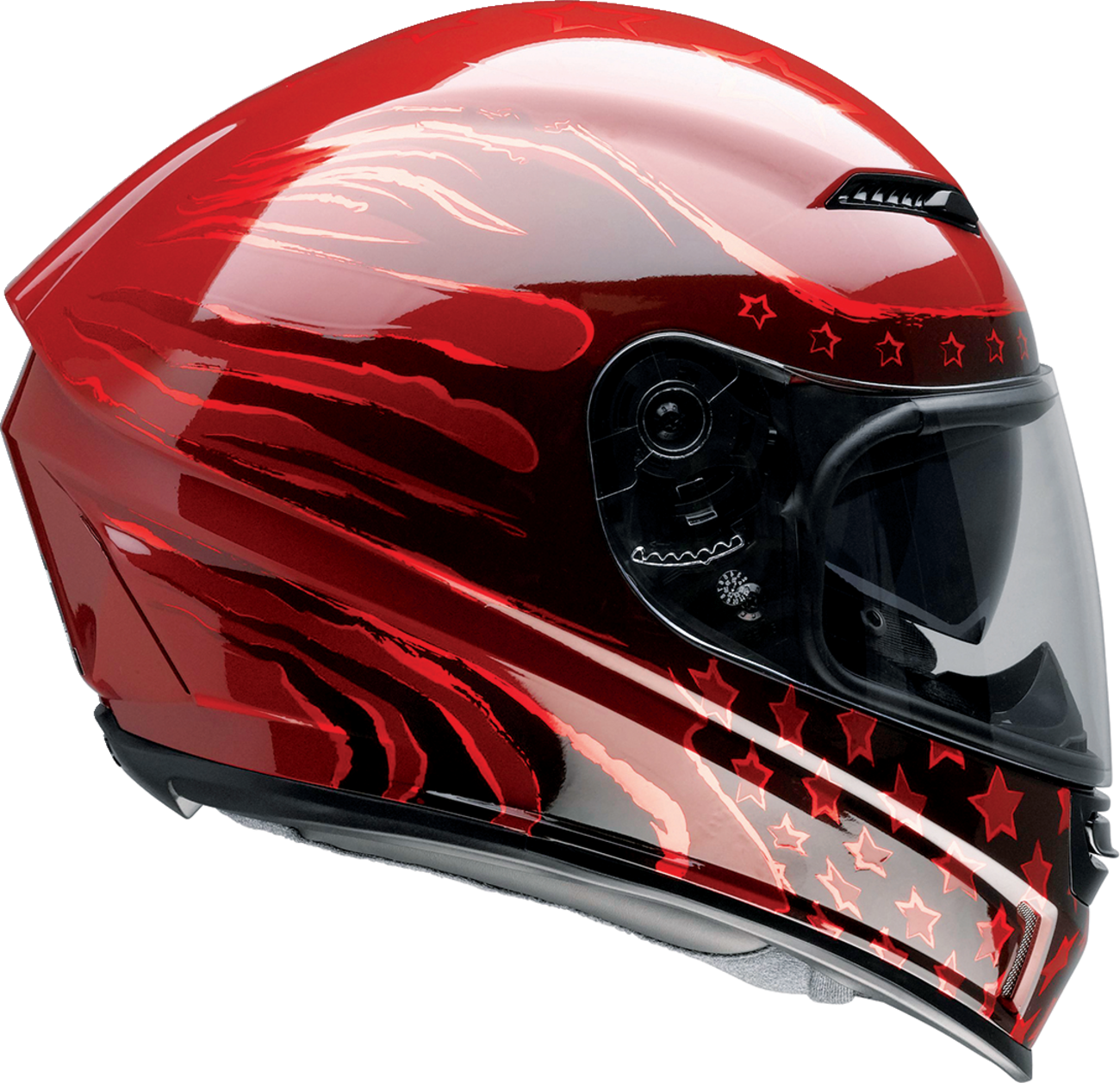Z1R Jackal Patriot Helmet - Red, 3XL by Z1R (Part Number 0101-15425)