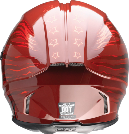 Z1R Jackal Helmet - Patriot - Red - XL 0101-15423