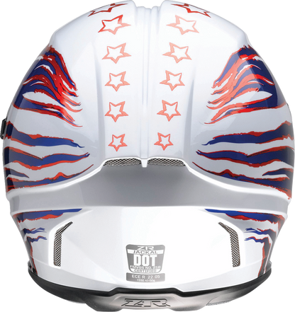 Z1R Jackal Helmet - Patriot - Red/White/Blue - XL 0101-15416