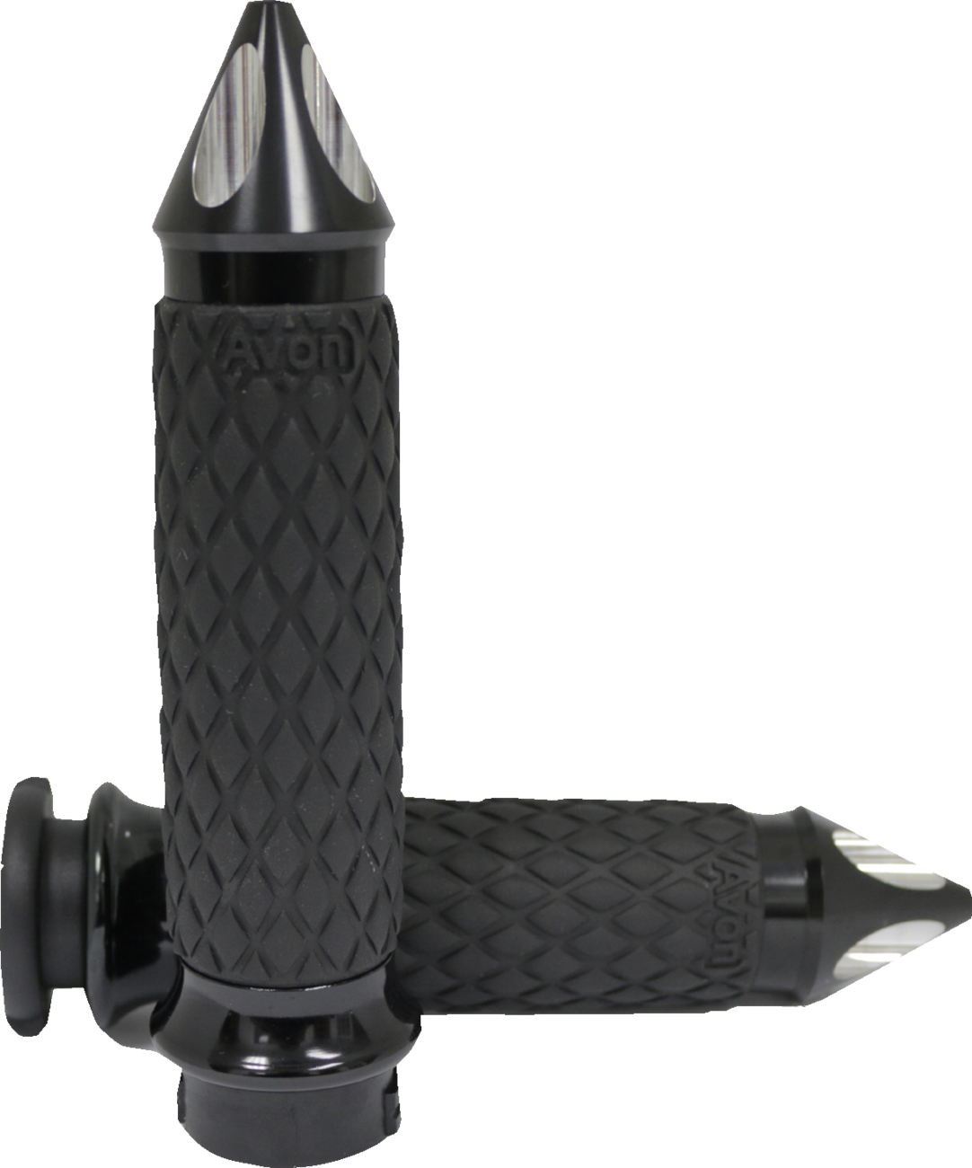 AVON GRIPS Diamond Contour Grips - Spike - Black - TBW DIA-65-AN-FL-SP