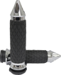 AVON GRIPS Diamond Contour Grips - Spike - Chrome DIA-60-CH-SPIKE