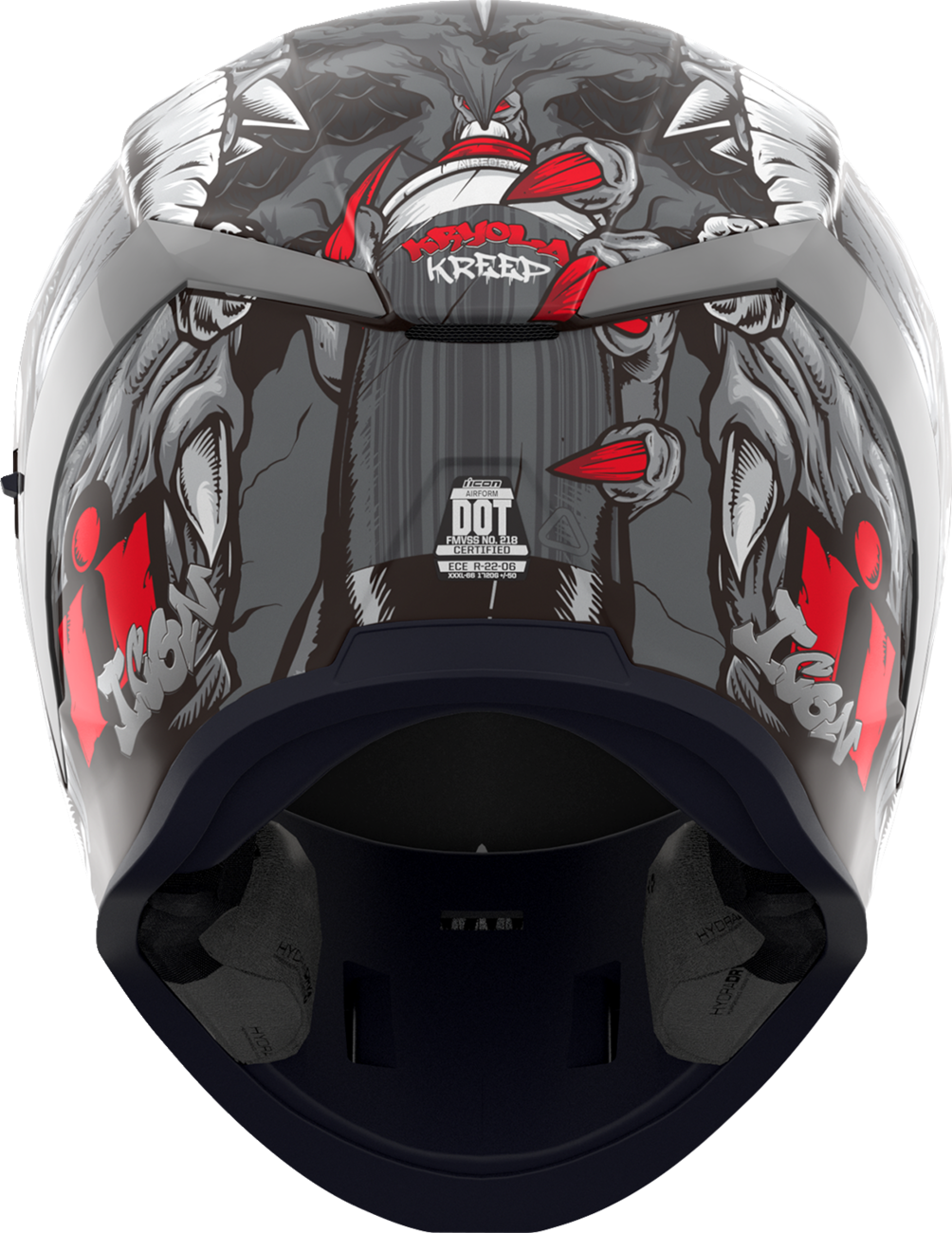ICON Airform™ Helmet - Kryola Kreep - MIPS® - Silver - 2XL 010116958
