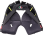 AGV Pista GP RR Cheek Pads - Gray/Yellow - 2XL 20185000564992X