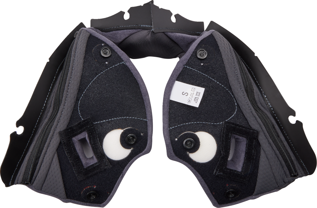 AGV Pista GP RR Cheek Pads - Gray/Yellow - 2XL 20185000564992X