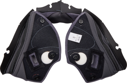AGV Pista GP RR Cheek Pads - Gray/Yellow - 2XL 20185000564992X