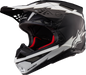 ALPINESTARS Supertech M10 Helmet - Ampress - MIPS® - Matte Black/White - XL 8300823-1121-XL