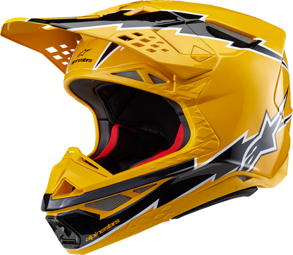 ALPINESTARS Supertech M10 Helmet - Ampress - MIPS® - Gloss Black/Yellow - 2XL 8300823-1414-2X