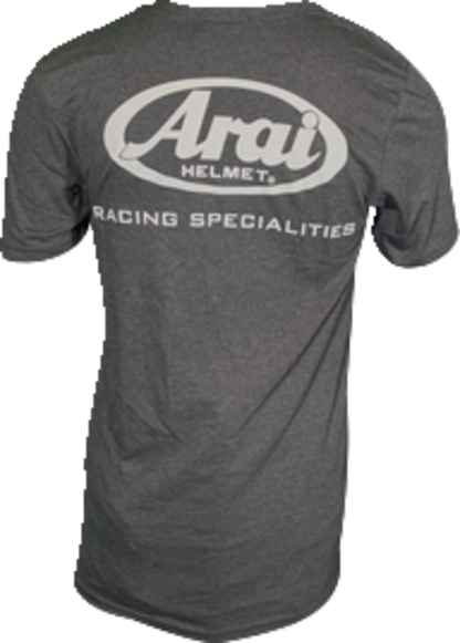 ARAI HELMETS Arai Helmet T-Shirt - Dark Heather Gray - Medium 121564